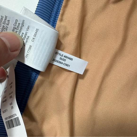 New J Crew Ribbed Trim Hipster Full Coverage Bikini Bottom - Picture 4 of 6